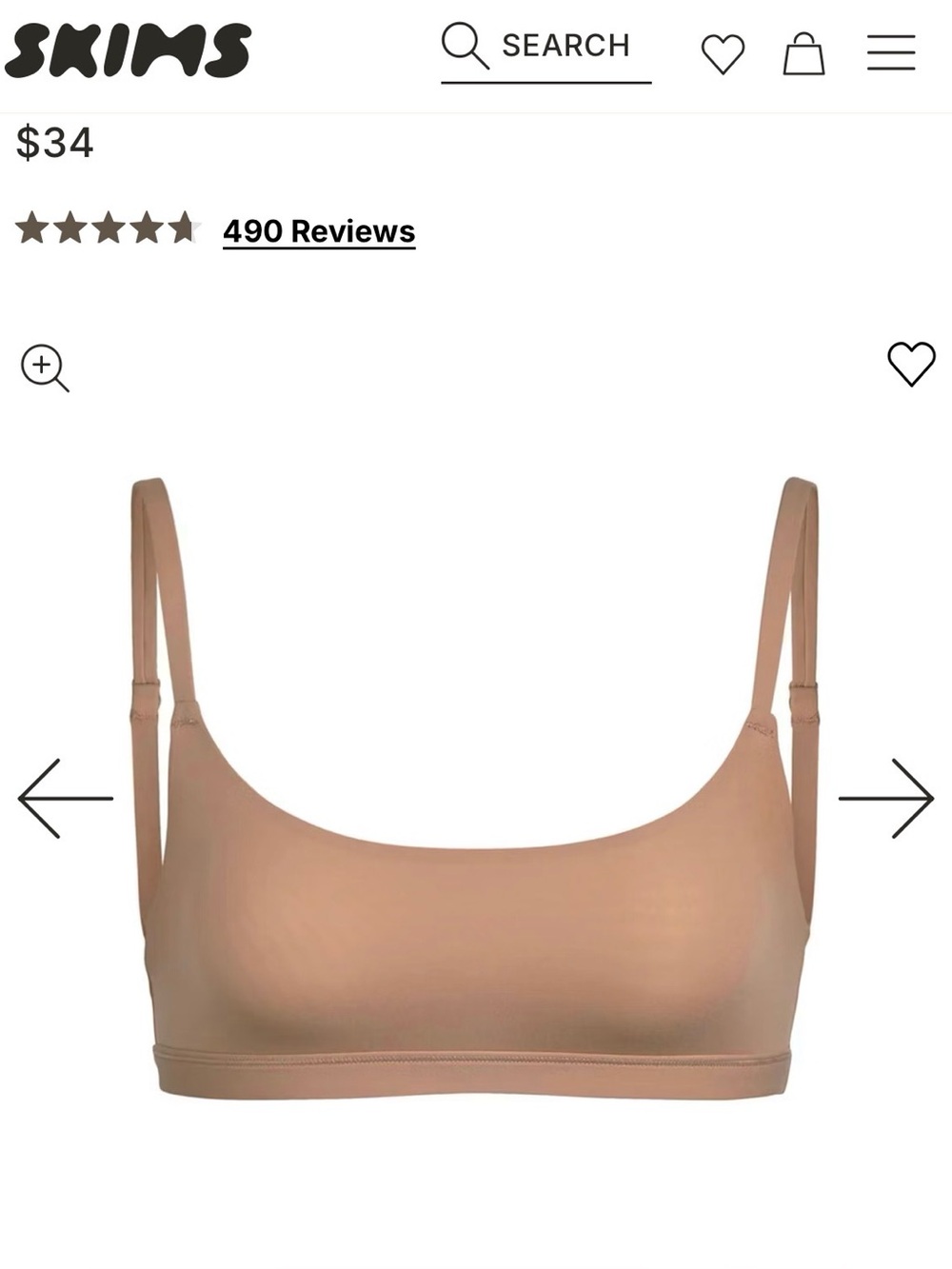 SKIMS SCOOP BRALETTE
Sienna